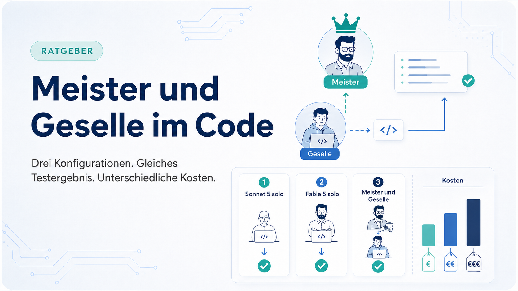 KI-Kosten beim Programmieren: gleiches Testergebnis, 4,6-facher Preis