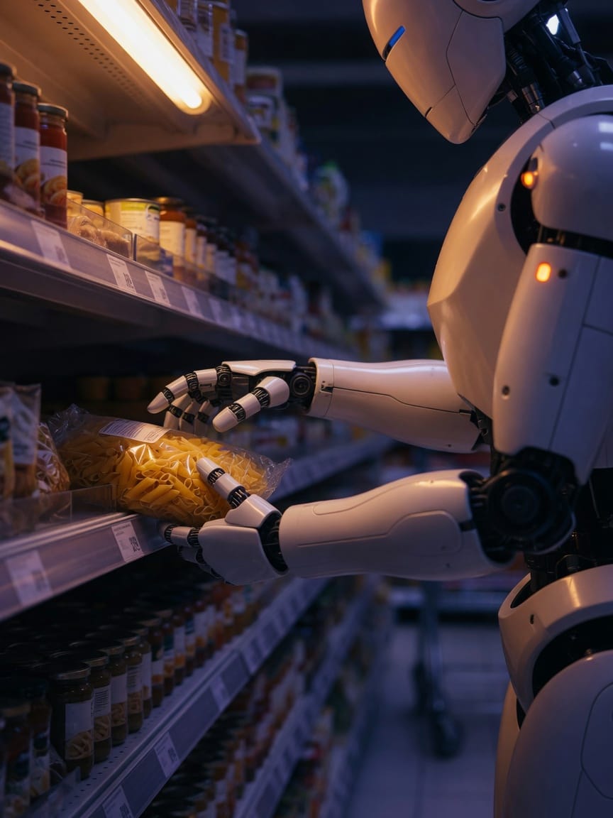 Illustration zur Meldung: Føtex erprobt humanoide Roboter für das nächtliche Einräumen