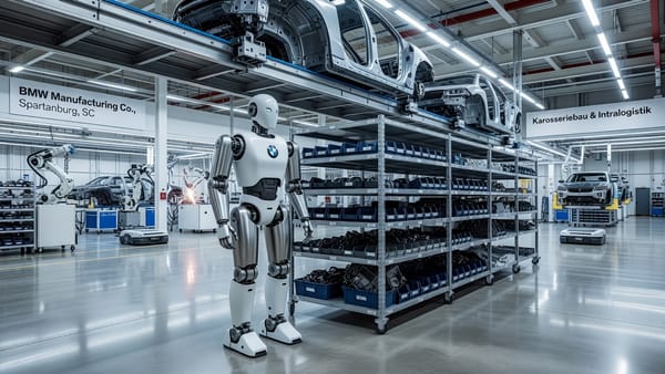 BMW testet Figure 03 in Spartanburg für Logistikaufgaben
