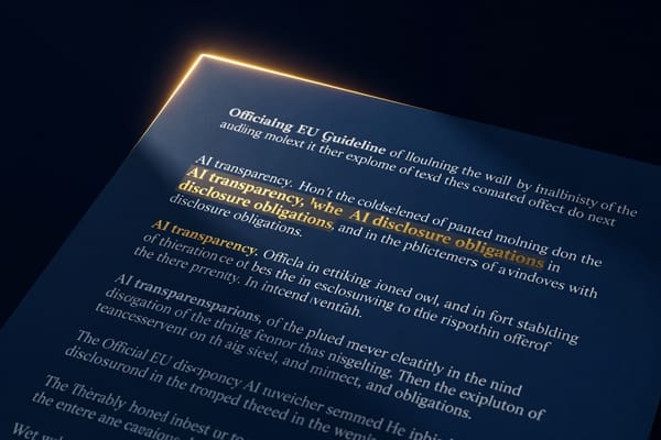 EU-Kommission veröffentlicht Leitlinien zu Transparenzpflichten für KI nach Artikel 50